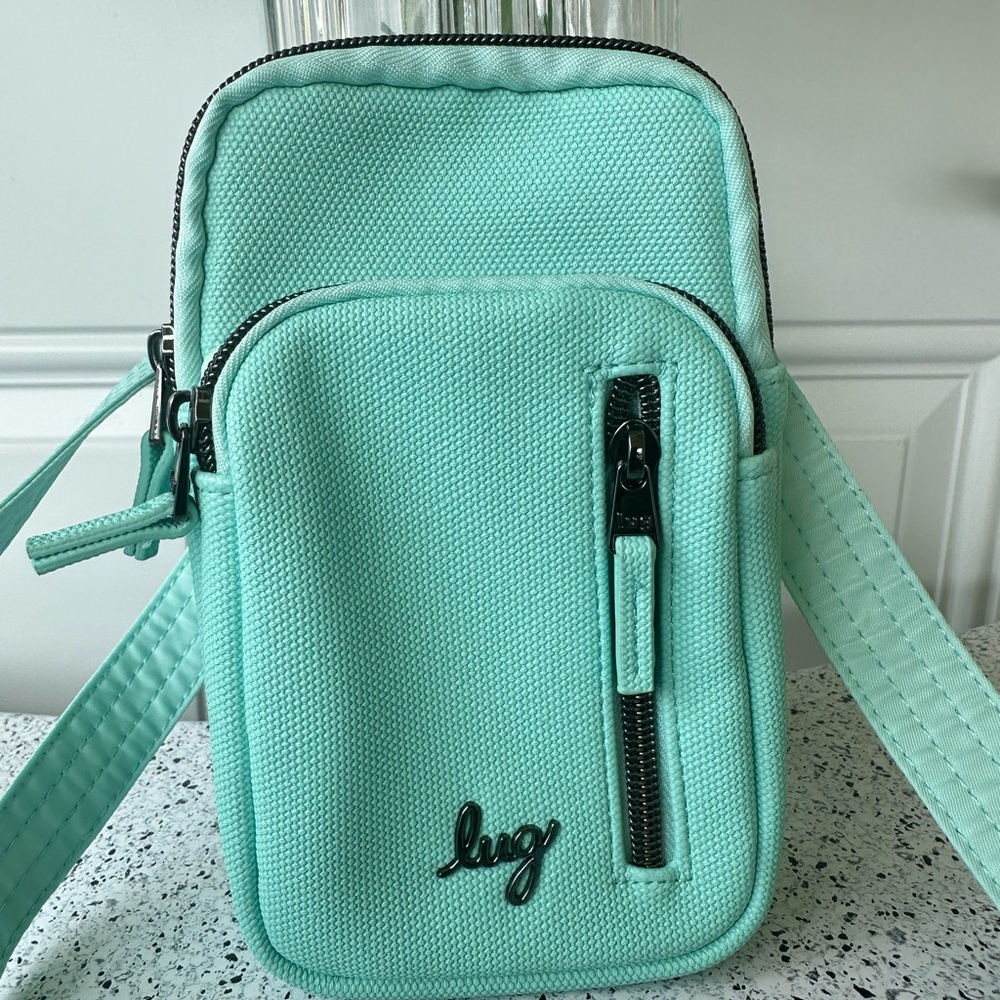 Lug Aquamatine Green Crossbody Bag